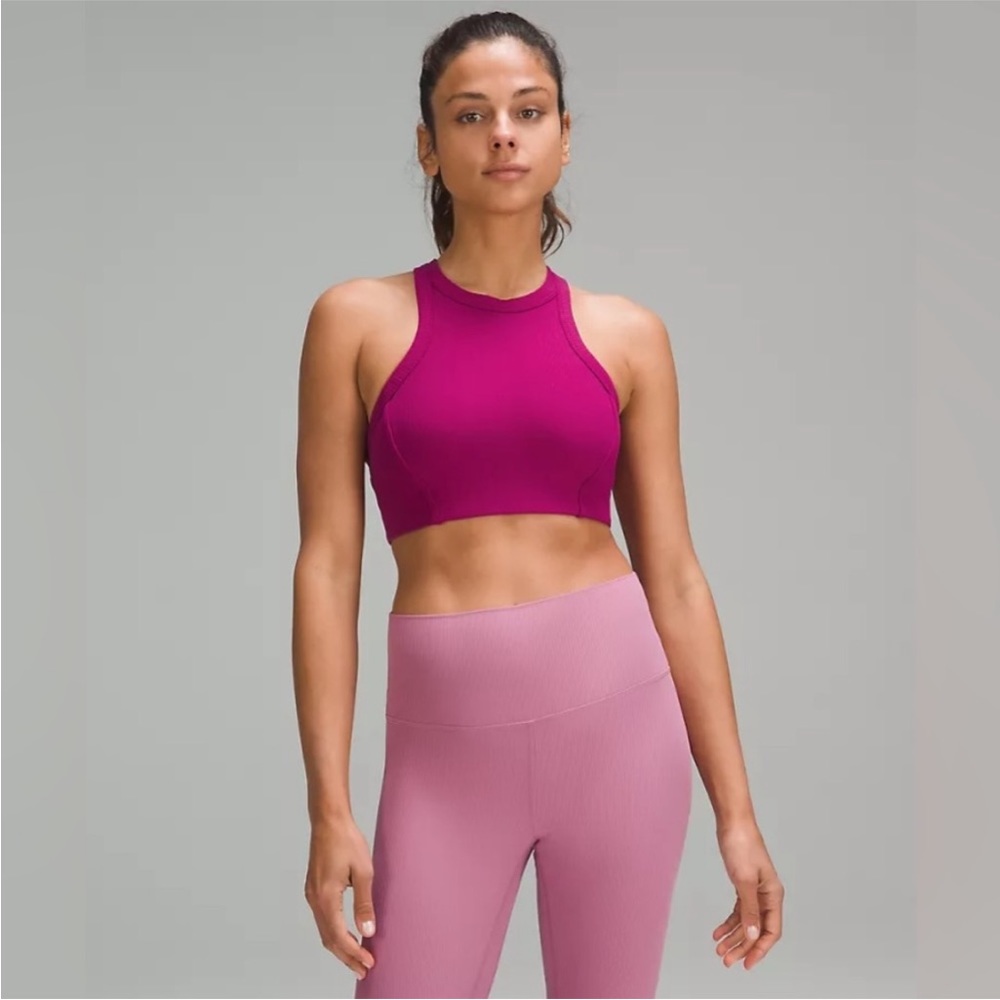Lululemon- High- Ribbed Nulu sports bra